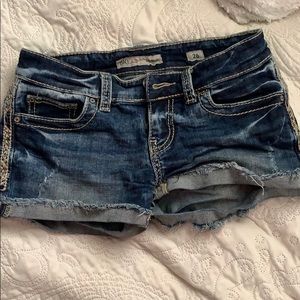BKE denim jean shorts